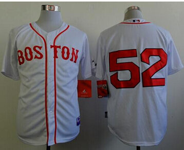 Boston Red Sox #52 Yoenis Cespedes White Cool Base Stitched Baseball Jersey
