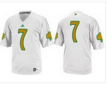 Notre Dame Fighting Irish 7 Stephon Tuitt White Techfit College Football NCAA Jerseys
