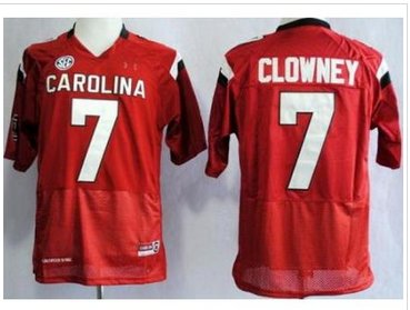 South Carolina Gamecocks 7 Jadeveon Clowney Red College Football NCAA Jerseys
