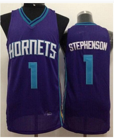 Revolution 30 New Orleans Hornets #1 Lance Stephenson Purple Stitched NBA Jersey