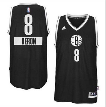 Brooklyn Nets #8 Deron Williams Black 2014-15 Christmas Day NBA Jersey
