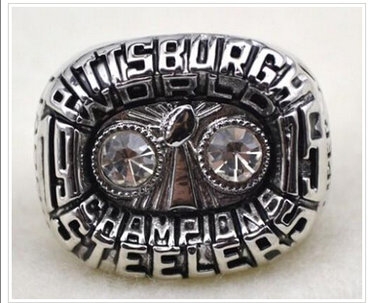 NFL Pittsburgh Steelers World Champions Silver Ring_1