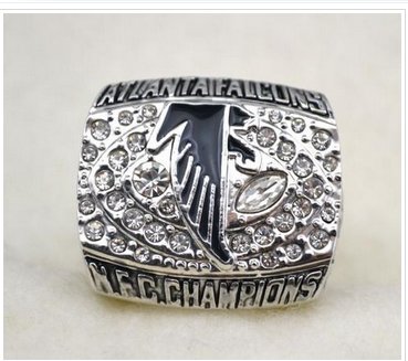 NFL Atlanta Falcons World Champions Silver Ring NFL Atlanta Falcons World Champions Silver Ring