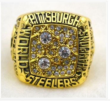 NFL Pittsburgh Steelers World Champions Gold Ring_3