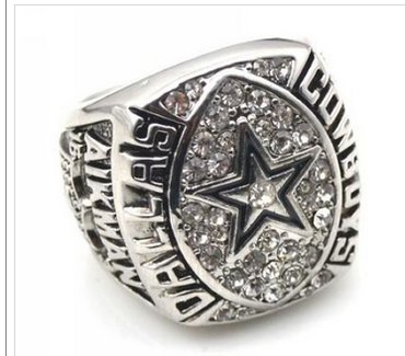 NFL Dallas Cowboys World Champions Silver Ring