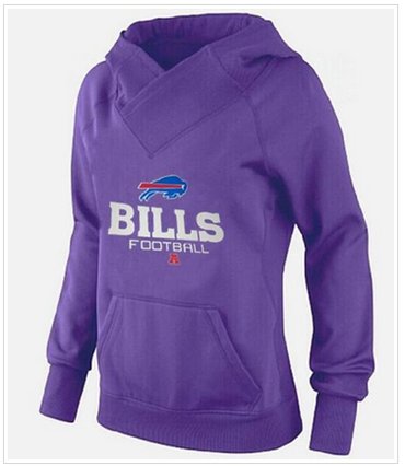 Women's Buffalo Bills Big & Tall Critical Victory Pullover Hoodie Purple