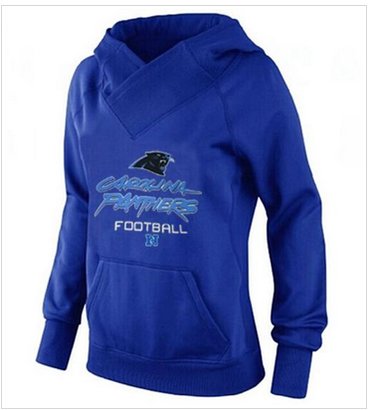 Women's Carolina Panthers Big & Tall Critical Victory Pullover Hoodie Blue