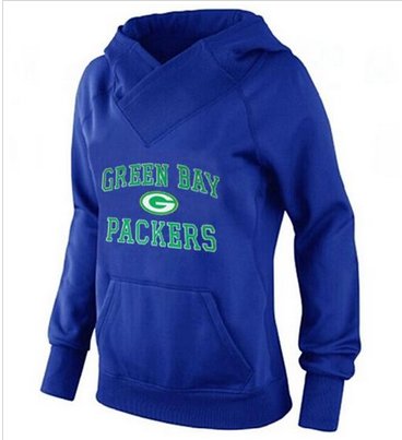 Women's Green Bay Packers Heart & Soul Pullover Hoodie Blue