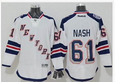 Rangers #61 Rick Nash White 2014 Stadium Series Stitched NHL Jersey