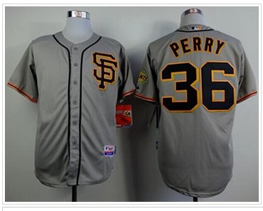 San Francisco Giants #36 Gaylord Perry Grey Cool Base Baseball Jersey