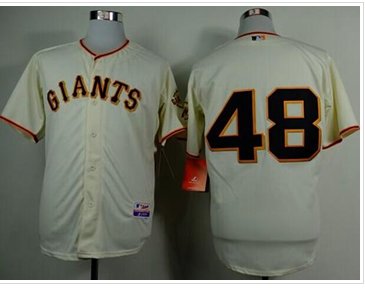 San Francisco Giants #48 Pablo Sandoval Cream Stitched Baseball Jersey