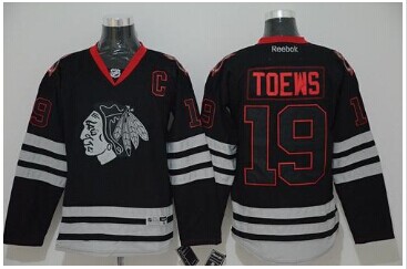 Chicago Blackhawks #19 Jonathan Toews Black Ice Stitched NHL Jersey Chicago Blackhawks #19 Jonathan Toews Black Ice Stitched NHL Jersey