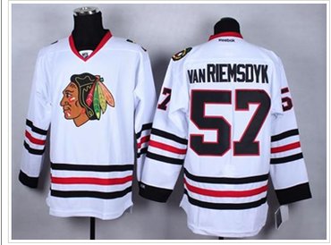 Chicago Blackhawks #57 Trevor Van Riemsdyk Whte Stitched NHL Jersey Chicago Blackhawks #57 Trevor Van Riemsdyk Whte Stitched NHL Jersey