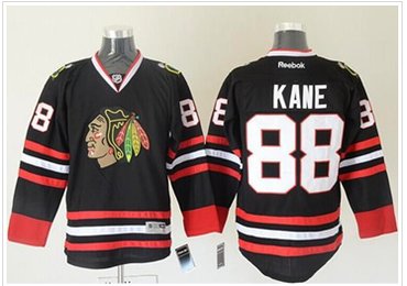 Chicago Blackhawks #88 Patrick Kane Black Stitched NHL Jersey Chicago Blackhawks #88 Patrick Kane Black Stitched NHL Jersey