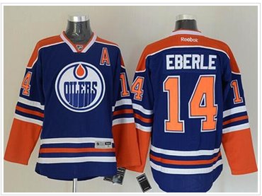 Edmonton Oilers #14 Jordan Eberle Light Blue Stitched NHL Jersey Edmonton Oilers #14 Jordan Eberle Light Blue Stitched NHL Jersey