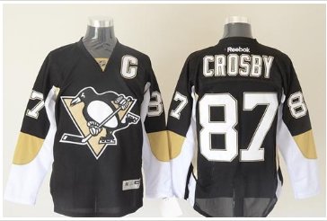 Pittsburgh Penguins #87 Sidney Crosby Black Stitched NHL Jersey Pittsburgh Penguins #87 Sidney Crosby Black Stitched NHL Jersey