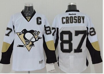 Pittsburgh Penguins #87 Sidney Crosby White Stitched NHL Jersey Pittsburgh Penguins #87 Sidney Crosby White Stitched NHL Jersey