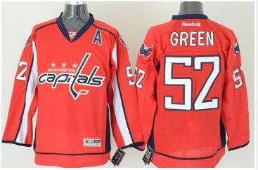 Washington Capitals #52 Mike Green Red Stitched NHL Jersey Washington Capitals #52 Mike Green Red Stitched NHL Jersey