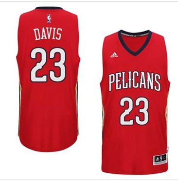 Charlotte Hornets #23 Anthony Davis Red Alternate Stitched NBA Jersey