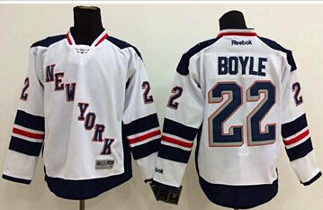 New York Rangers #22 Dan Boyle White 2014 Stadium Series Stitched NHL Jersey