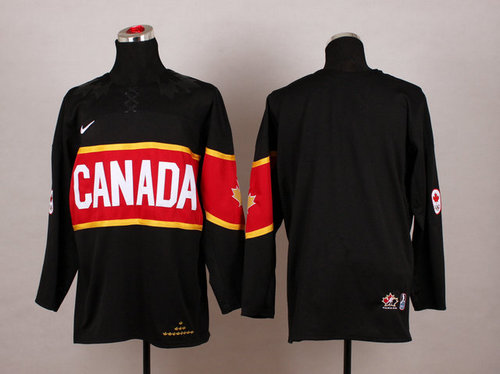 Team Canada 2014 Olympic Black Stitched NHL Jersey