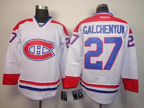 Montreal Canadiens #27 Alex Galchenyuk White Stitched NHL Jersey Montreal Canadiens #27 Alex Galchenyuk White Stitched NHL Jersey