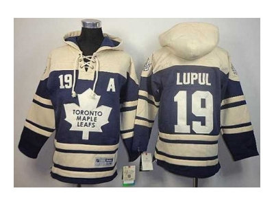 nhl jerseys toronto maple leafs #43 kadri blue-cream[pullover hooded sweatshirt]