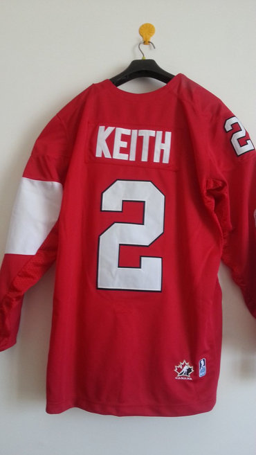 Team Canada 2014 Olympic #2 Keith Red Stitched NHL Jerseys