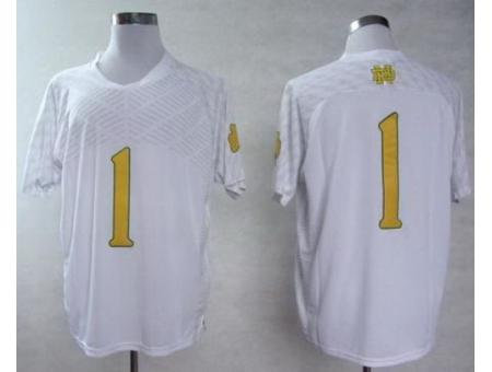 Notre Dame Fighting Irish 1 Louis Nix III White Techfit College Football NCAA Jerseys Notre Dame Fighting Irish 1 Louis Nix III White Techfit College Football NCAA Jerseys