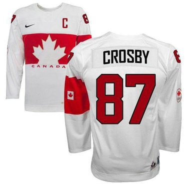 2014 Olympic Team Canada #87 Sidney Crosby White Hockey NHL Jersey 2014 Olympic Team Canada #87 Sidney Crosby White Hockey NHL Jersey