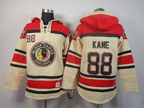 Chicago Blackhawks #88 Patrick Kane White Sawyer Hooded Sweatshirt Stitched NHL Jersey Chicago Blackhawks #88 Patrick Kane White Sawyer Hooded Sweatshirt Stitched NHL Jersey