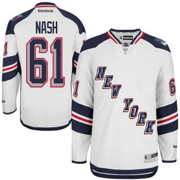 New York Rangers #61 Rick Nash White 2014 Stadium Series Stitched NHL Jersey