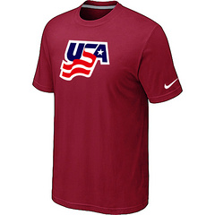 New USA Graphic Legend Performance Collection Locker Room T-Shirt Red
