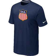 New Team USA Hockey Winter Olympics KO Collection Locker Room T-Shirt D.Blue