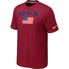 USA Olympics USA Flag Collection Locker Room T-Shirt Red