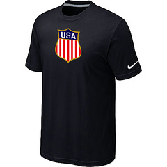 New Team USA Hockey Winter Olympics KO Collection Locker Room T-Shirt Black