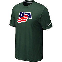 New USA Graphic Legend Performance Collection Locker Room T-Shirt D.Green