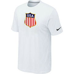 New Team USA Hockey Winter Olympics KO Collection Locker Room T-Shirt White