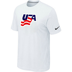 New USA Graphic Legend Performance Collection Locker Room T-Shirt White