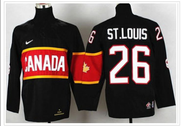 Youth NHL Team Canada 2014 Olympic #26 Martin St.Louis Black Stitched Jersey Youth NHL Team Canada 2014 Olympic #26 Martin St.Louis Black Stitched Jersey
