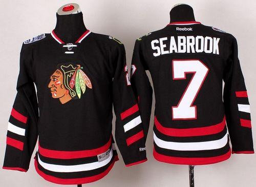 Youth Chicago Blackhawks #7 Brent Seabrook Black 2014 Stadium Series NHL Jersey Youth Chicago Blackhawks #7 Brent Seabrook Black 2014 Stadium Series NHL Jersey