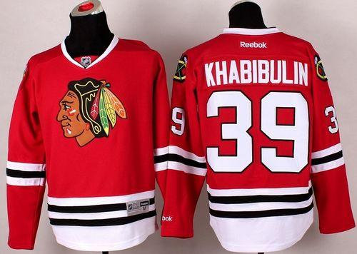 Youth Chicago Blackhawks #39 Nikolai Khabibulin Red 2014 Stadium Series NHL Jersey Youth Chicago Blackhawks #39 Nikolai Khabibulin Red 2014 Stadium Series NHL Jersey