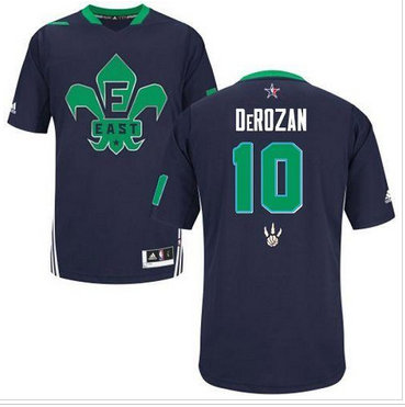 Toronto Raptors #10 DeMar DeRozan Navy Blue 2014 All Star NBA Jersey