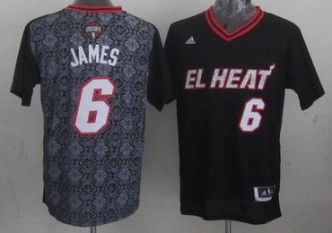 Chicago Bulls #6 LeBron James New Latin Nights NBA Jersey