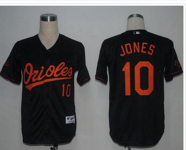 Youth MLB Baltimore Orioles #10 Adam Jones Black Cool Base Jersey
