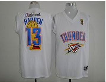 Oklahoma City Thunder 13# Harden white 2014 champions NBA Jersey Oklahoma City Thunder 13# Harden white 2014 champions NBA Jersey