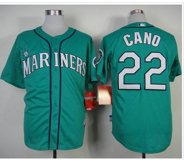 Seattle Mariners #22 Robinson Cano Green Cool Base Stitched Baseball Jersey