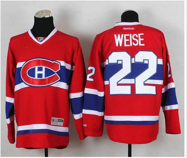 Montreal Canadiens #22 Dale Weise Red Home Stitched NHL Jersey