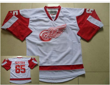 Detroit Red Wings #65 Danny DeKeyser White Stitched NHL Jersey