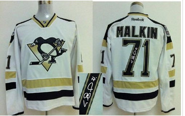 Pittsburgh Penguins #71 Evgeni Malkin 2014 Stadium Series Autographed Stitched NHL Jersey
